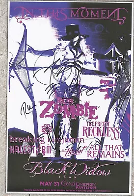 In This Moment Autographed Concert Poster 2015 Maria Brink Tom Hane • $22