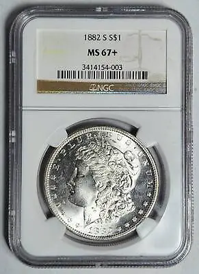 1882 S Morgan Silver Dollar NGC MS-67+ • $1299.50