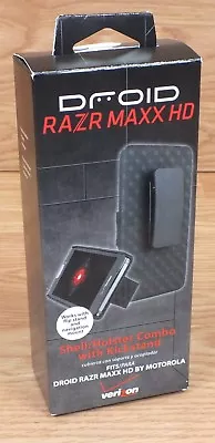 Genuine Verizon Droid Razr Maxx HD Shell / Holster Combo With Kickstand! *READ*  • $19.08