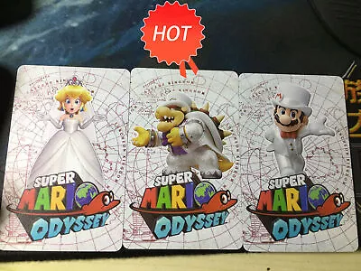 For Nintendo Switch Super Mario Odyssey NFC Amiibo Compatible Card Set Of 10 AU • $20.55