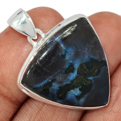 Natural Mystic Merlinite Crystal - Madagascar 925 Silver Pendant Jewelry CP34122 • $18.99