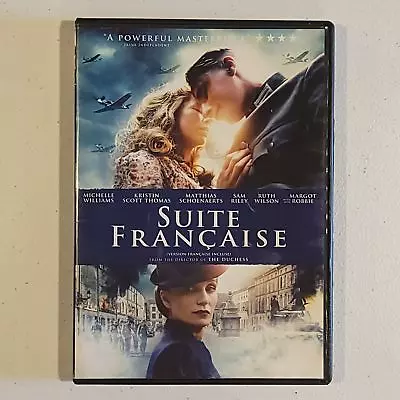 Suite Francaise DVD 2014 Michelle Williams Saul Dibb WAR PERIOD DRAMA RARE OOP • $9.99