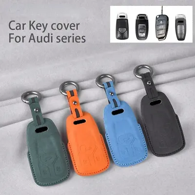 Car Key Case Cover For Audi A4 B9 A3 A6 C7 8S 8W A7 S3 S7 S8 R8 Q5 Q7 Q8 SQ5 TT • $18.99