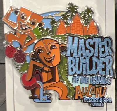 Disney Pin - Aulani Resort & Spa Hawaii - Master Builder Of The Islands - Menehu • $28.99