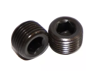 $9.75 • Buy 2 PIECES 1/2  NPT Steel Engine Block Intake Manifold Plug Black