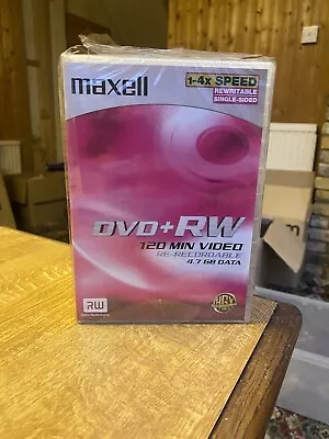 8 Pack Maxell DVD+RW 120 Min Capacity • £15