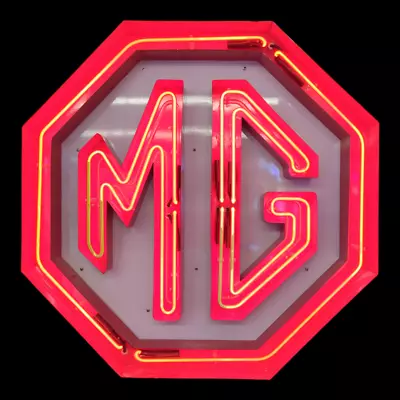MG Neon Sign / Morris Garage Car Signs / Garage Man Cave Neon Dealer Cars Mens • $749.99