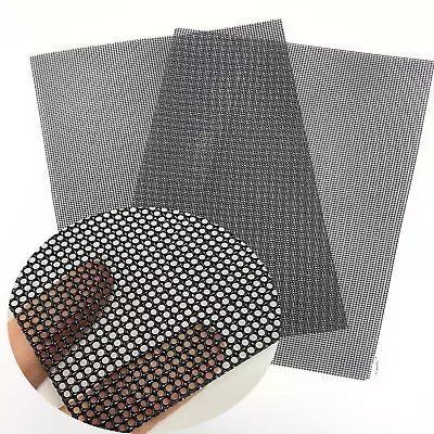 PVC Coated 304 Stainless Steel Mesh2 Pack Woven Wire Mesh Screen Steel Woven Wi • $16.24