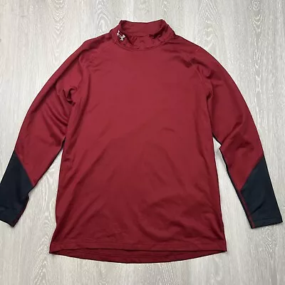 Under Armour Mens Long Sleeve Fitted Performance Shirt Size XL • $19.95