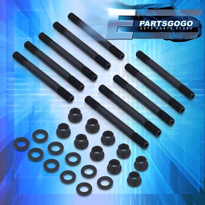 For 03-06 EVO VIII IX 4G63 4G63T Engine Cylinder Head Stud Bolt Kit Replacement • $28.99