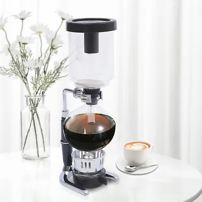 5 Cups Tabletop Glass Vacuum Syphon Coffee Pot Unique Coffee Siphon Maker 500ml • $33