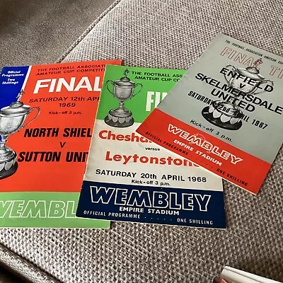 £3.99 • Buy FA Amateur/Vase Cup Final Programmes X 6 (1967-83)