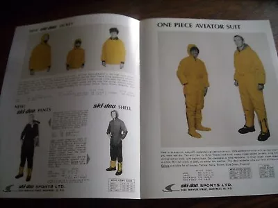 1967 Vintage SKI DOO  Snowmobile Dealer Only Accessories Brochure Book Catalog • $25.52