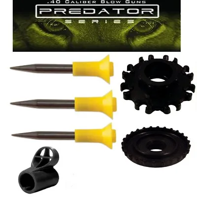 Predator 100 Pack Of .40 Caliber Hunting Spikes Dart Kit & Tactical Peep Sight • $17.99