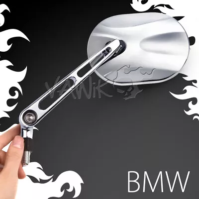 VAWiK Magazi Stark Rear View Mirror Chrome Convex M10 1.5 Pitch Fits BMW Pair θ • $110.10