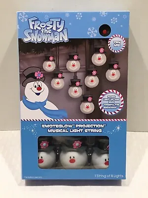 Frosty The Snowman Musical LED Light Set 8 Lights Christmas String Lights Gemmy • $26.89