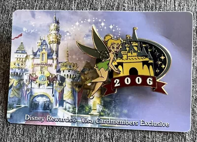 Disney Tinker Bell Visa Rewards 2006 Cardholder Pin - Free Shipping! • $25.90