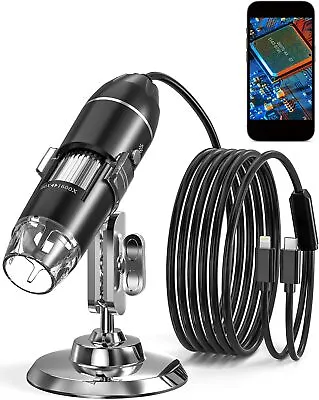 $24.99 • Buy USB Digital Microscope, 50X-1600X Magnification Handheld Digital Microscope