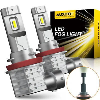 H11 H9 H8 LED Kit Headlight Low High Beam Bulb Super 6500K Bright White 360000LM • $19.99