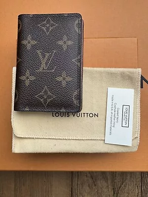 Authentic Louis Vuitton Monogram Pocket Organizer • $315