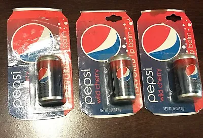 Lot Lip Balm Chap Stick Lottaluv Pepsi Vanilla Cherry Mountain Dew Flavored Cans • $14.95
