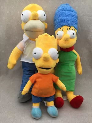 Cosplay The Simpsons Maggie Marge Plush Toys Homer Bart Lisa Soft Stuffed Dolls • £7.56