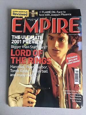 Empire Film Magazine February 2001 - Lord Of The Rings 2001 Preview • £5.49