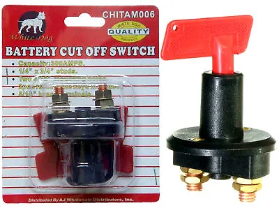 AJ WHOLESALE ( CHITAM006 ) Battery Kill Switch 6V 12V 24V Car Boat RV ATV Truck • $8.69