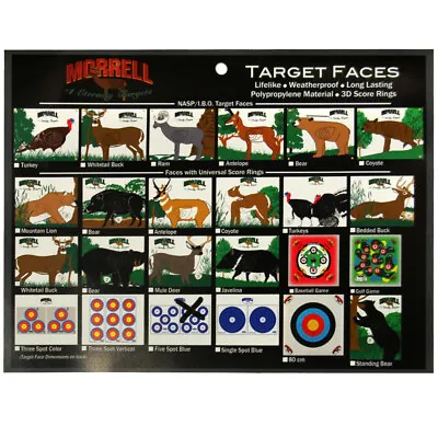 Morrell Targets Polypropylene Archery Target Face - 18 Designs Available • $26.75