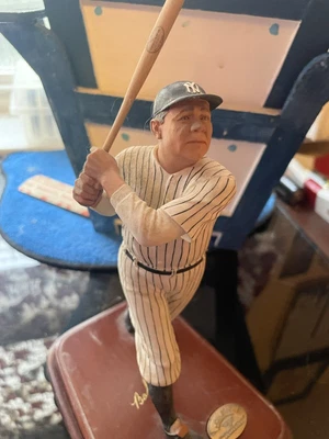$125 • Buy 1999 Babe Ruth Danbury Mint Statue Figure New York 8 