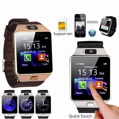 DZ09 Smart Watch Bluetooth Children's Phone Watch TFT LCD Touch Screen Pedometer • $19.07