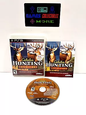 Cabela's Hunting Expeditions (Sony PlayStation 3 2012) PS3 Complete TESTED CIB • $18.97