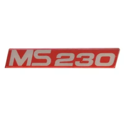 MasterCraft Boat Decal 759629 | MS230 Red Silver 7 1/2 Inch (Set Of 2) • $14.66