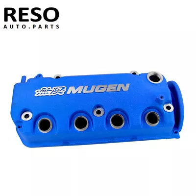 Blue Mugen Styl Racing Engine Valve Cover For Honda Civic D16 VTEC D16Y8 D16Y7 • $145