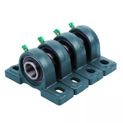 4 Pack UCP205-16 Solid Base Pillow Block Bearing 1” Bore Self Aligning 2 Bolt • $25.25