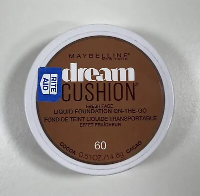 Maybelline New York Dream Cushion Fresh Face Liquid Foundation Cocoa 0.51oz • $7