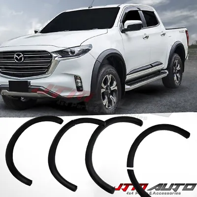 Slim Fender Flares Matte Black Guard Trim To Suit Mazda BT50 BT-50 TF 2020+ • $314.10