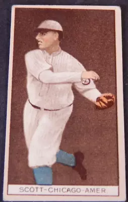 T-207 Baseball Tobacco Card Jim Scott Recruit Little Cigars White Sox • $19.99