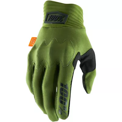 100% MX Motocross COGNITO Gloves (Army Green/Black) M (Medium) • $39.50