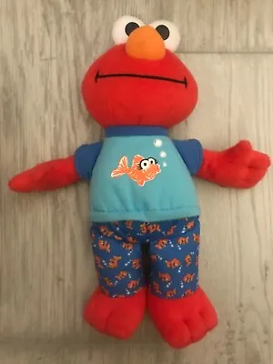Sesame Street Elmo So Sleepy Talking Plush Animal Toy In Pjs 11in • $19.99