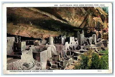 1931 Cliff Palace Relics Ancient Mesa Verde National Park Colorado CO Postcard • $9.95