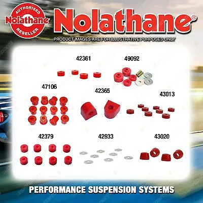 Front Nolathane Suspension Bush Kit For NISSAN PATROL GQ Y60 CAB CHASSIS • $488.65