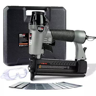 £59.99 • Buy Pneumatic 2-in-1 Air Brad Nailer Gun 50mm 18 Gauge With Nails, Staples, Glasses