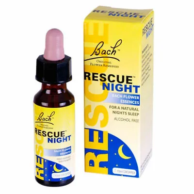 £4.99 • Buy Bach Rescue Night Remedy Drops 10ml Natural Sleep Flower Essences -2025 Exp(479)
