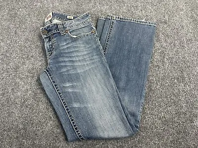 MEK DENIM Jeans Women's Size 29|34 Blue Denim Pants Chicago Boot Cut Low Rise • $19.87