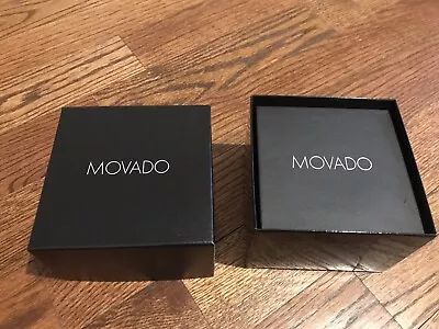 Movado Black/silver Single Slot Presentation Watch Box • $14.99