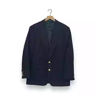 Polo University Club By Ralph Lauren Navy Blue Academia Sports Coat Blazer • $49.99