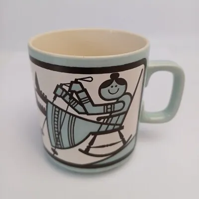 Hornsea Pottery Mug The Worlds Best Grandma By John Clappison Vintage Retro... • £25