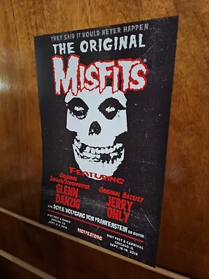 Misfits Poster Reunion Show Danzig Poster NYHC Bad Brains Rancid Youth Of Today • $17.99