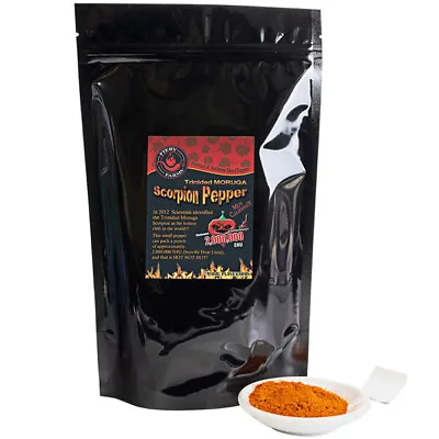 Fiery Farms Red Trinidad Moruga Scorpion Pepper Powder 2.2 Lb. • $164.99
